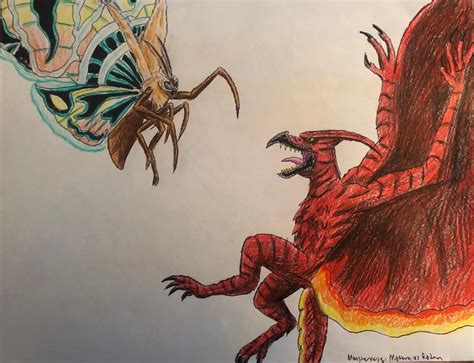 mothra vs rodan|Rodan (MonsterVerse) .